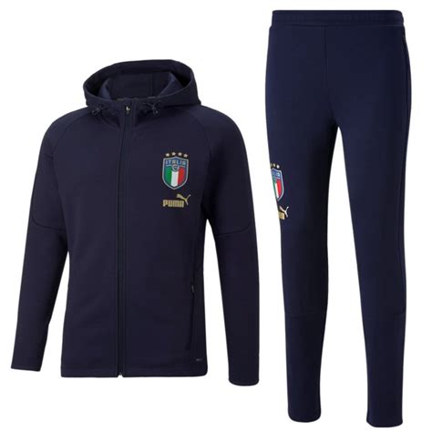 Italien Casual Pr Sentation Trainingsanzug Dunkelblau Puma