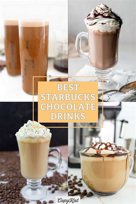 Best Starbucks Chocolate Drinks Recipes 20 Copycat Coffee