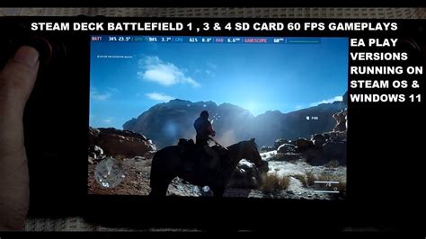 Steam Deck Battlefield 1 3 And 4 Sd Card 60 Fps Gameplays Ea Play