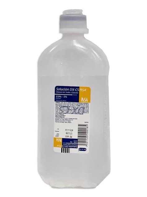 SOLUCIÓN MIXTA 500ML 0 9 5 PISA Sports Wear Store