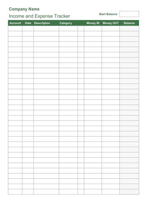 Expense Log 8 Free Pdf Printables Printablee