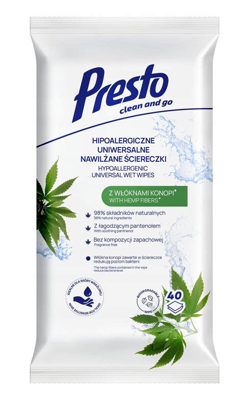 Presto uniwersalne ECO z konopią 40 szt. - Inna marka | Sklep EMPIK.COM