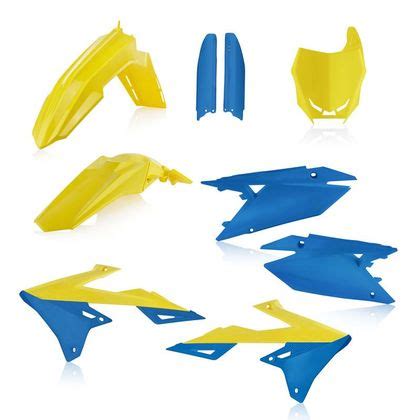 Kit Plastiques Acerbis Full Kit Bleu Jaune Kit Plastique Motoblouz