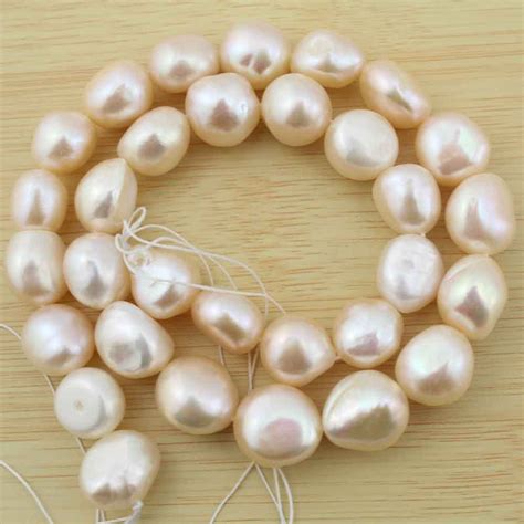 Aa Mm Pink Baroque Pearl Beadsnatural Freshwater Pearl Etsy In