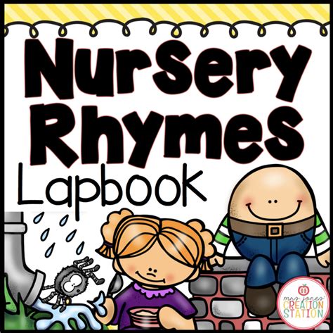 NURSERY RHYMES LAPBOOK Mrs Jones Creation Station Store