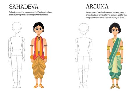 Illustrations: Mahabharata on Behance