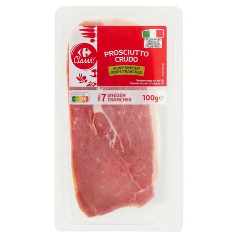 Classic Prosciutto Crudo 100 G Carrefour België