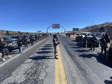 Refuerzan Seguridad En Coahuila Por Balaceras En Nuevo Le N