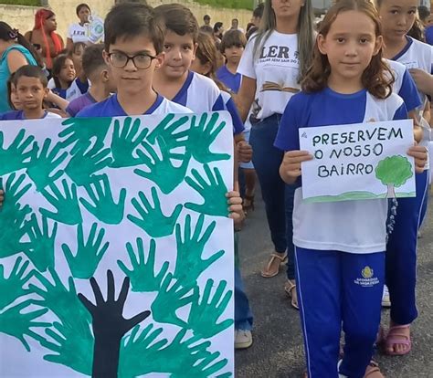 Afogados Escola Geraldo Cipriano promove Caminhada Ecológica pelo