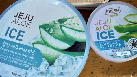 The Face Shop Jeju Aloe Ice And The Fresh Skinlab Jeju Aloe Ice Review