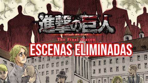 Escenas Eliminadas Shingeki No Kyojin The Final Season Reiner