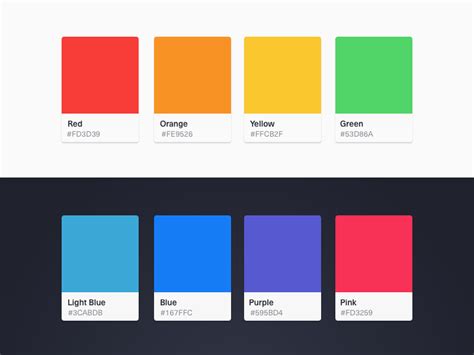 Color Palette Sketch Template Freebie - Download Sketch Resource - Sketch Repo