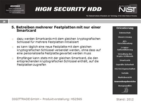 DIGITTRADE High Security Festplatte HS256S Ppt Herunterladen