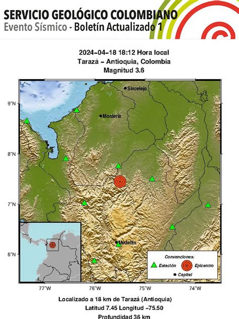 Temblor En Colombia Estos Fueron Los Sismos Reportados Por El Sgc El 18 De Abril De 2024 Infobae