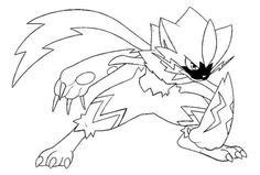 Lycanroc Forma Nocturna Dibujos Para Colorear Pokemon Dibujos