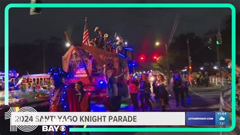 Sant Yago Knight Parade Lights Up Ybor City YouTube