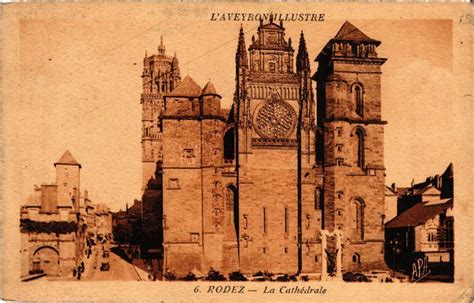 Rodez La Cathédrale à Rodez Cartorum