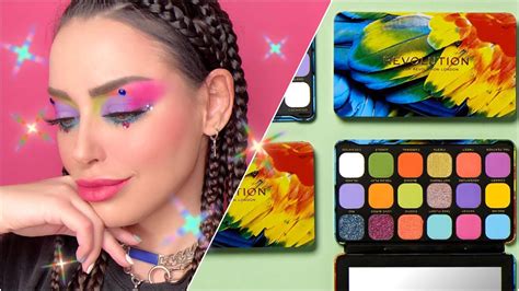 Makeup Revolution Forever Flawless Bird Of Paradise ЯРКИЙ МАКИЯЖ Youtube