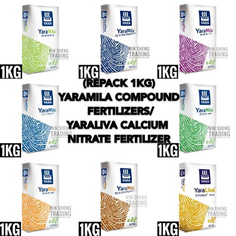 [repack] 1kg Yaramila Compound Fertilizers Yaraliva Calcium Nitrate Fertilizer Shopee Malaysia