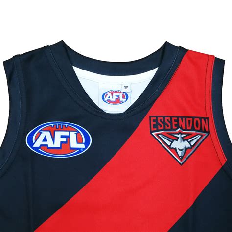 Essendon Bombers Afl Mens Adults Footy Jumper Guernsey