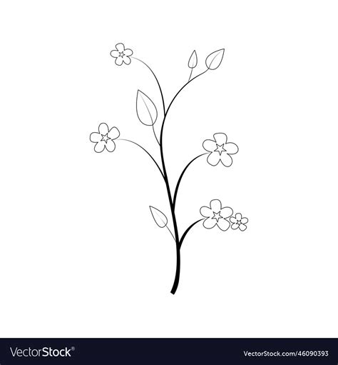 Flower design Royalty Free Vector Image - VectorStock