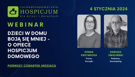 Webinar Dzieci w domu boją się mniej o opiece hospicjum domowego