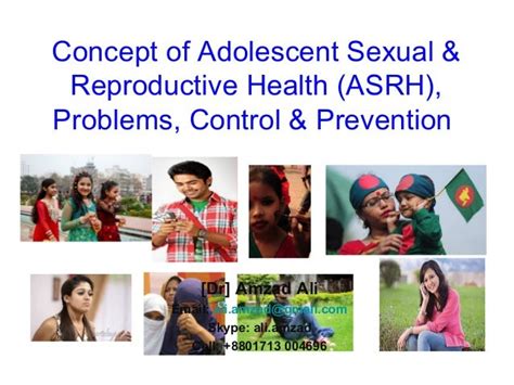 Concept Of Adolescent Sexual And Reproductive Health Asrh Problems