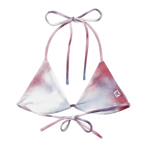 Ripple Effect Recycled Bikini Top Sameehkins