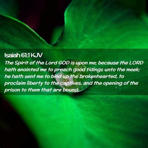 Isaiah 611 Kjv Bible Verse Images