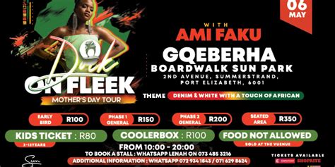 Doek On Fleek All White+Green Doek Port Elizabeth - Computicket BoxOffice