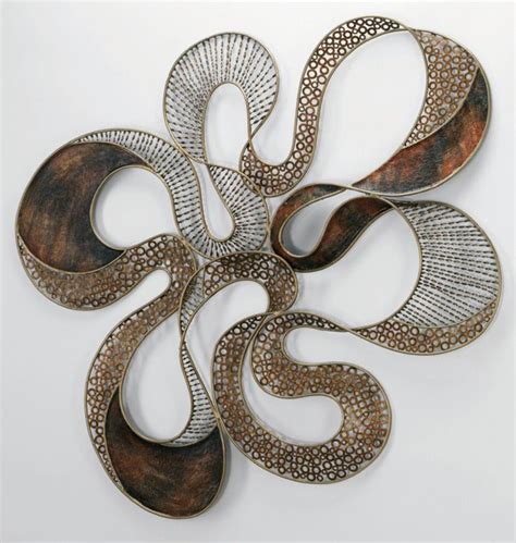 Floreal Swirl Wall Art Large Large Metal Wall Art Metal Wall