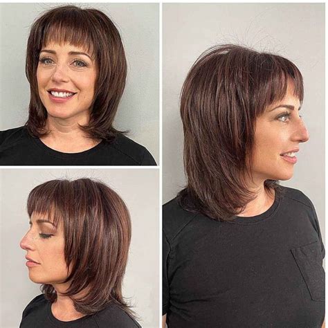 51 Low Maintenance Shaggy Haircuts With Bangs For Busy Trendy Women