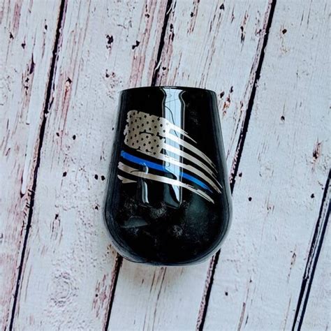 Police Wife Glass Etsy