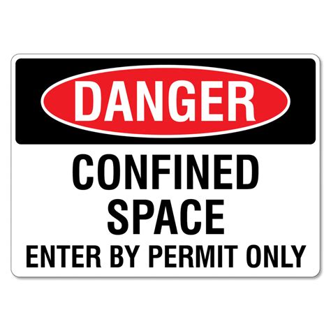 Danger Confined Space Sign The Signmaker