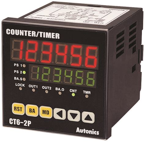 CT6-2P-24VDC - Autonics - Counter, Timer, Touch Type