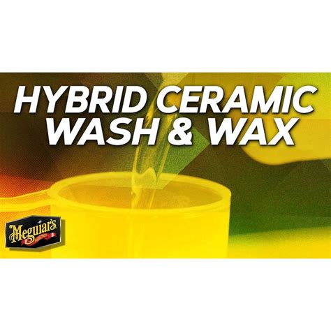 Meguiars Hybrid Ceramic Wash And Wax 48oz Luxurious Car Wash With