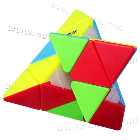 QiYi QiMing S3 Pyraminx Cube Stickerless Pyraminx And Mastermorphix