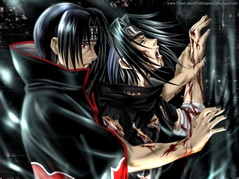 1024x768 Sasuke E Itachi Hermanos Uchiha Fondo De Pantalla Negro De