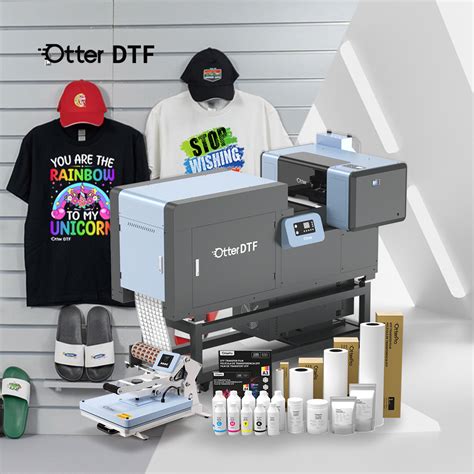 Otter Dtf All In One System Textile Clothes Printing Machine Dtf