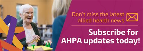 Subscribe To Ahpa Updates May Allied Health Professions Australia