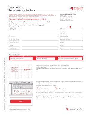 Fillable Online Milestone Data Sheet Ambiente Messe Frankfurt Fax