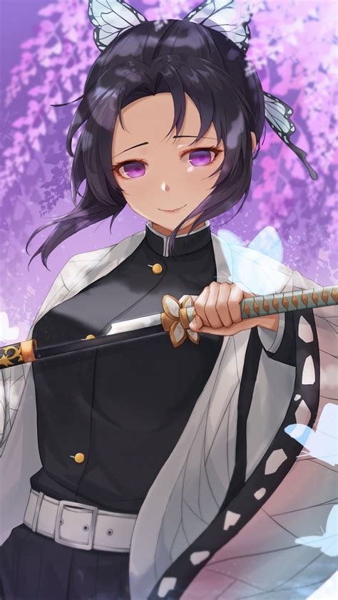 720x720 4k Shinobu Kocho Katana Kimetsu No Yaiba 720x720 Resolution