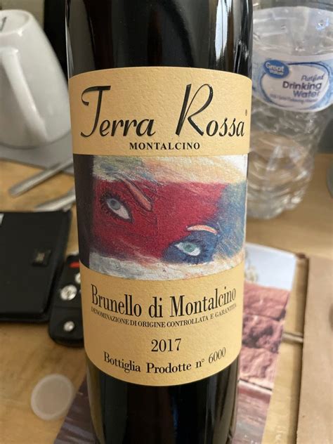 2019 Rodolfo Cosimi Brunello Di Montalcino Terra Rossa Italy Tuscany