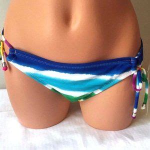 Hobie Swim New Hobie Rainbow Side Tie Bikini Swim Bottom Size Small