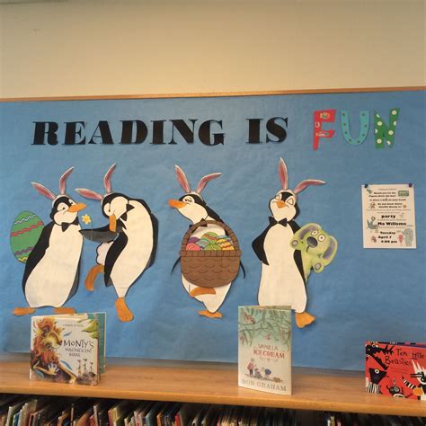 Mo Willems Mary Poppins Bulletin Boards Penguins Reading Party