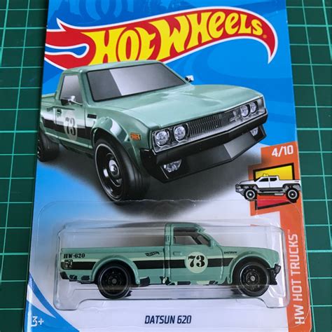 Hotwheels Datsun Green Hot Wheels Toys Games Bricks Figurines On Carousell