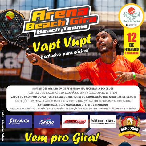 Torneio de Beach Tennis Girassol Clube de Campo Araxá MG