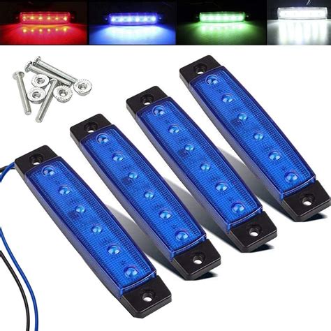 4 Pack Utility Led Interior Lights For Boat Deck Courtesy Cockpit Light