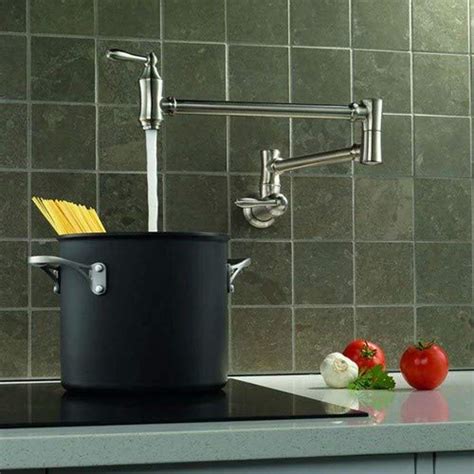 Arctic Stainless 1177lf Ar Delta Faucet Traditional Wall Mount Pot Filler Faucet