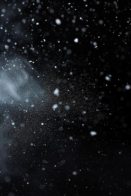 Premium Photo Image Of Snowflakes Falling